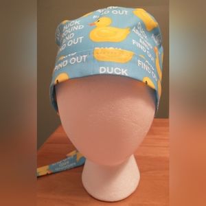Unisex Rubber Duckie Scrub Cap
